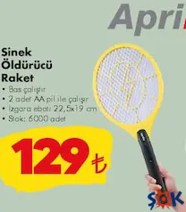 APRİLLA SİNEK ÖLDÜRÜCÜ RAKET